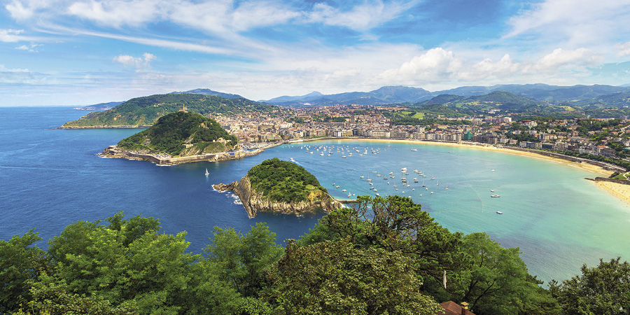 Arrival in San Sebastian